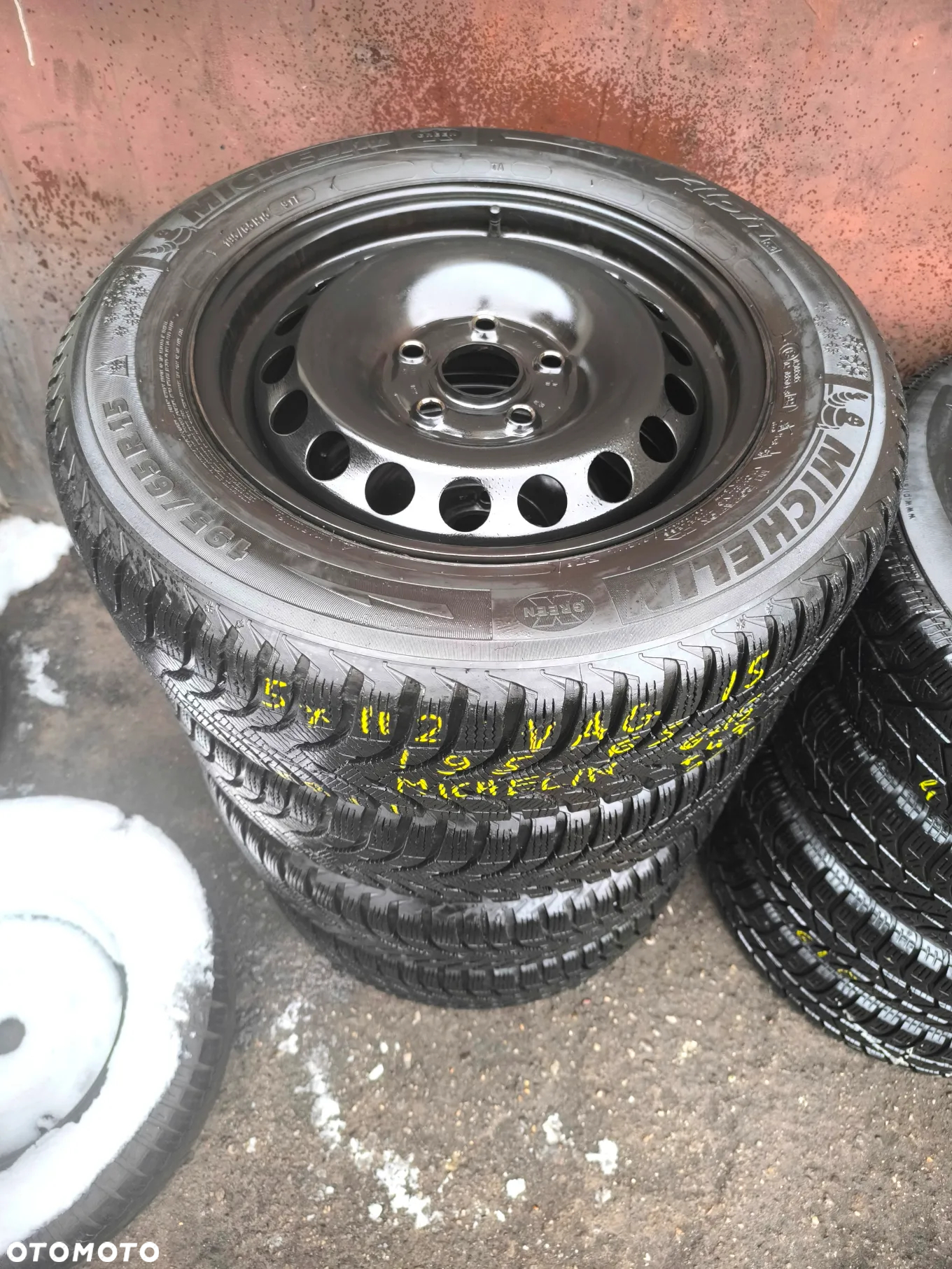5x112 Felgi stalowe Stal 15 Koła Zimowe Zima VW PASSAT B5 GOLF 5 6 V VI CADDY JETTA TOURAN SEAT LEON TOLEDO ALTEA SKODA OCTAVIA II III 2 3 AUDI A4 B5 B6 A6 C5 Legnica ALU-RAD 195/65 7mm - 2