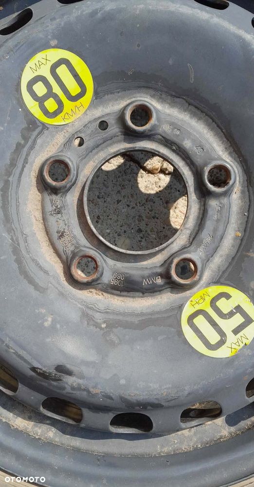 Koło dojazdowe koła dojazdowki felga plus opona waska 125/90 R15 5x120 BMW - 3