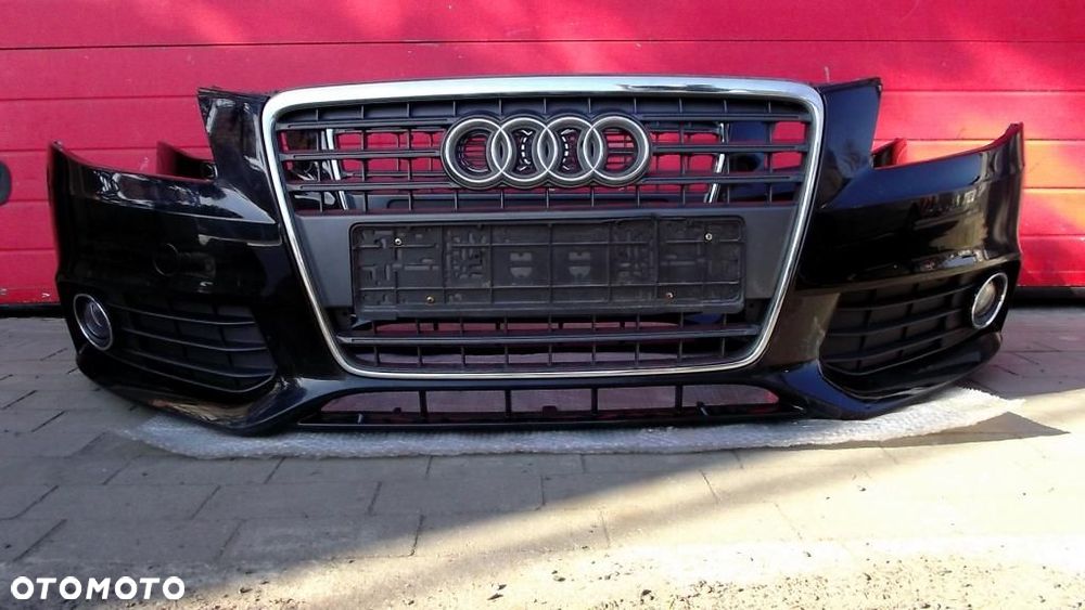 ZDERZAK AUDI A4 B8 8K0 2008-2011 KOMPLETNY GRILL - 2