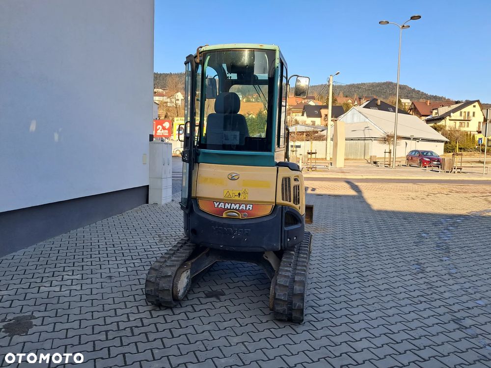 Yanmar VIO25-4 waga 2775 kg 2.8t ton 2450 mth * 2015r * minikoparka * dodatkowe linie hydrauliczne * 3 łyżki * lusterka * skarpówka hydrauliczna pełne oświetlenie * zero obrys długie ramie szybkozłącze MS03 bez DPF kubota u27-4 kx027 vio 26 27 jcb 8025 8026 takeuchi tb 225 CAT 302.7 VOLVO ecr 25 wacker EZ26 - 4