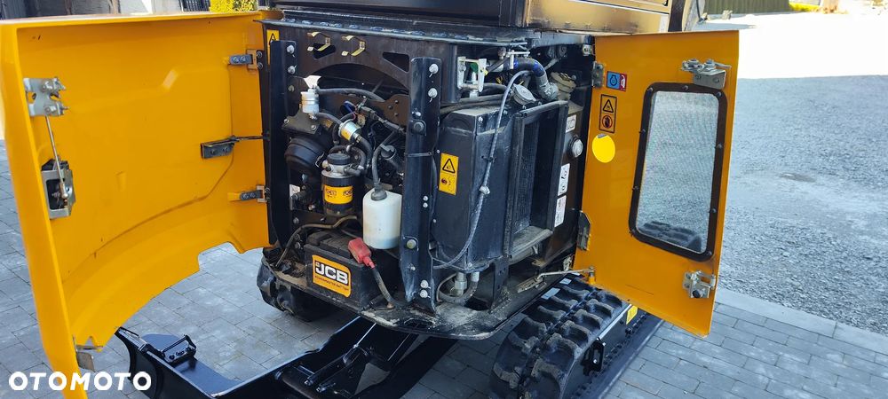 JCB JCB 16 C-1 mini koparka 3 łyżki szybkozłącze 19c1 sprowadzona 8018 serwisowana - 4