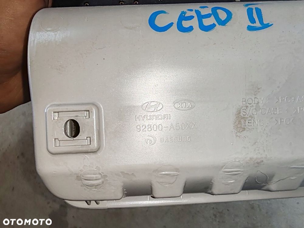 Lampka oświetlenia kabiny podsufitki 92800-a50xx Kia Ceed II 12-16 - 5