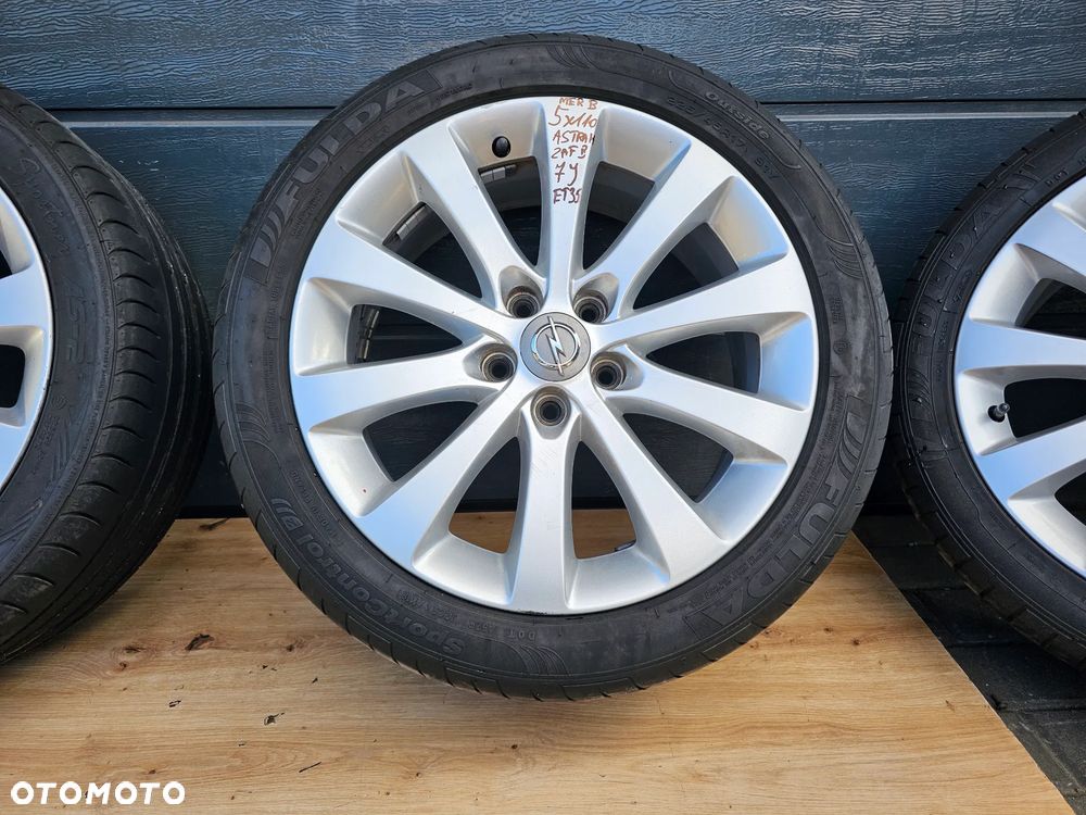 KOŁA FELGI ALUMINIOWE OPONY OPEL VECTRA C ASTRA H ZAFIRA B MERIVA B SIGNUM 17" 7J 5x110 ET35 225/45/17 - 7