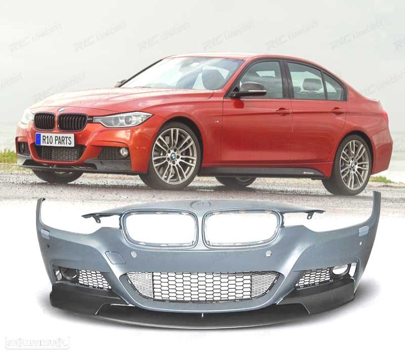 PARA-CHOQUES FRONTAL BMW F30 F31 LOOK M PERFORMANCE PDC ABS - 1