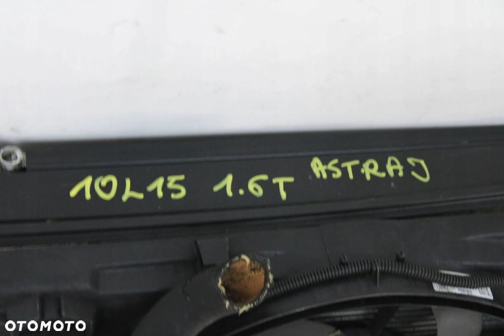 CHŁODNICE KOMPLET CHŁODNIC WENTYLATOR OPEL ASTRA J 4 GTC 1.6 T - 7