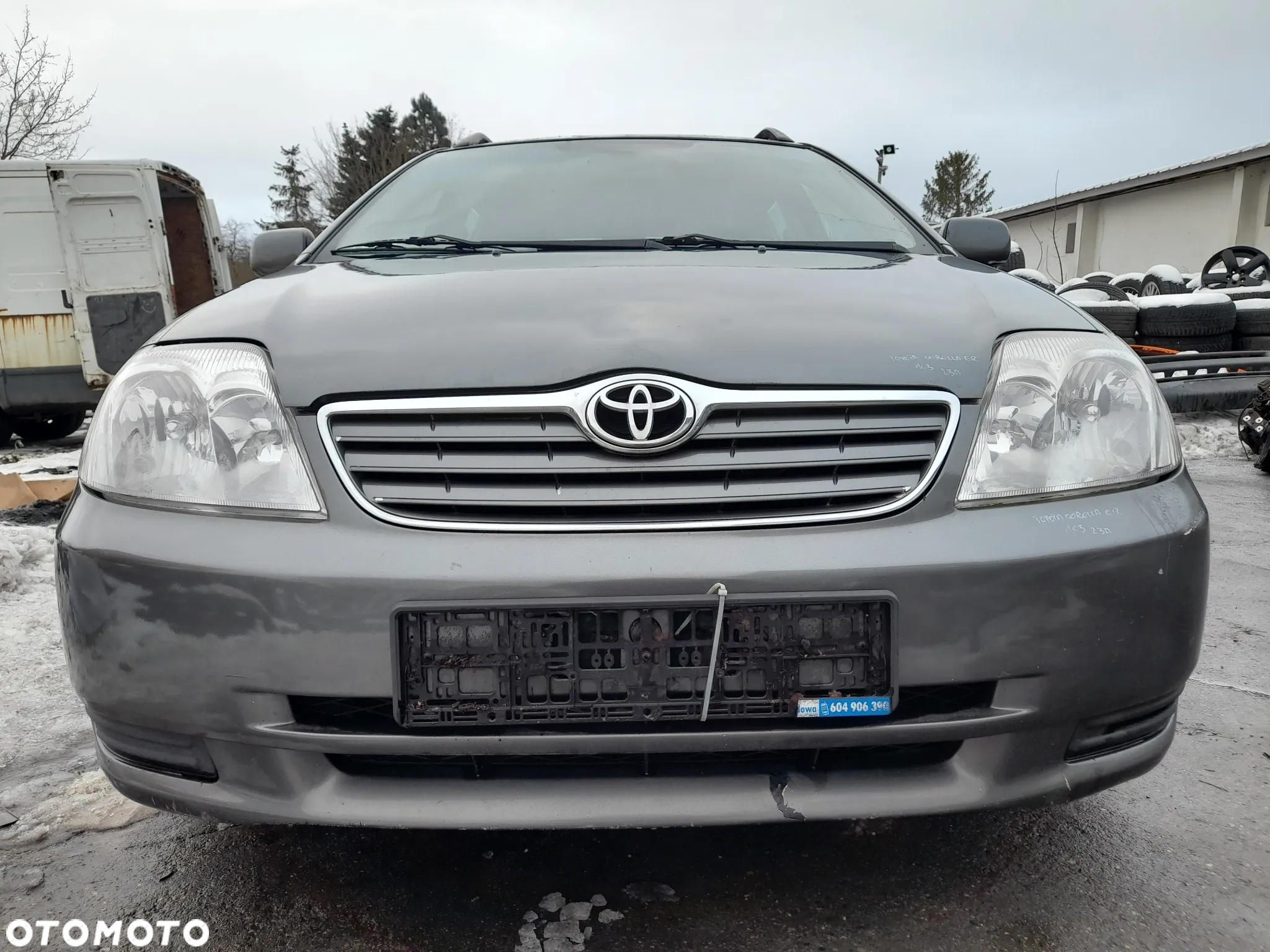 SILNIK 2.0 D-4D 90KM 66kW SŁUPEK 1CD-FTV TOYOTA COROLLA E12 - 7