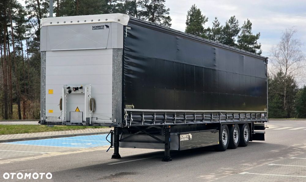 Schmitz Cargobull SCHMITZ CARGOBULL❗️❗️ MODEL 2020 / FIRANKA STANDARD / ROZSUWANE SŁUPKI BDE / OŚ PODNOSZONA / PALECIARA / OSIE SCHMITZ / 5 WYSOKOŚCI PODNOSZENIA DACHU / CERTYFIKAT XL CODE / HAMULCE TARCZOWE / MULTILOCK / GABARYTY / NIESPOTYKANA KONFIGURACJA / JAK NOWA ❗️❗️ - 4