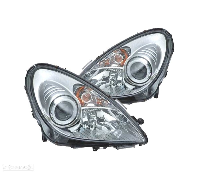 FARÓIS OPTICAS MERCEDES R171 SLK ROADSTER 04-11 - 1