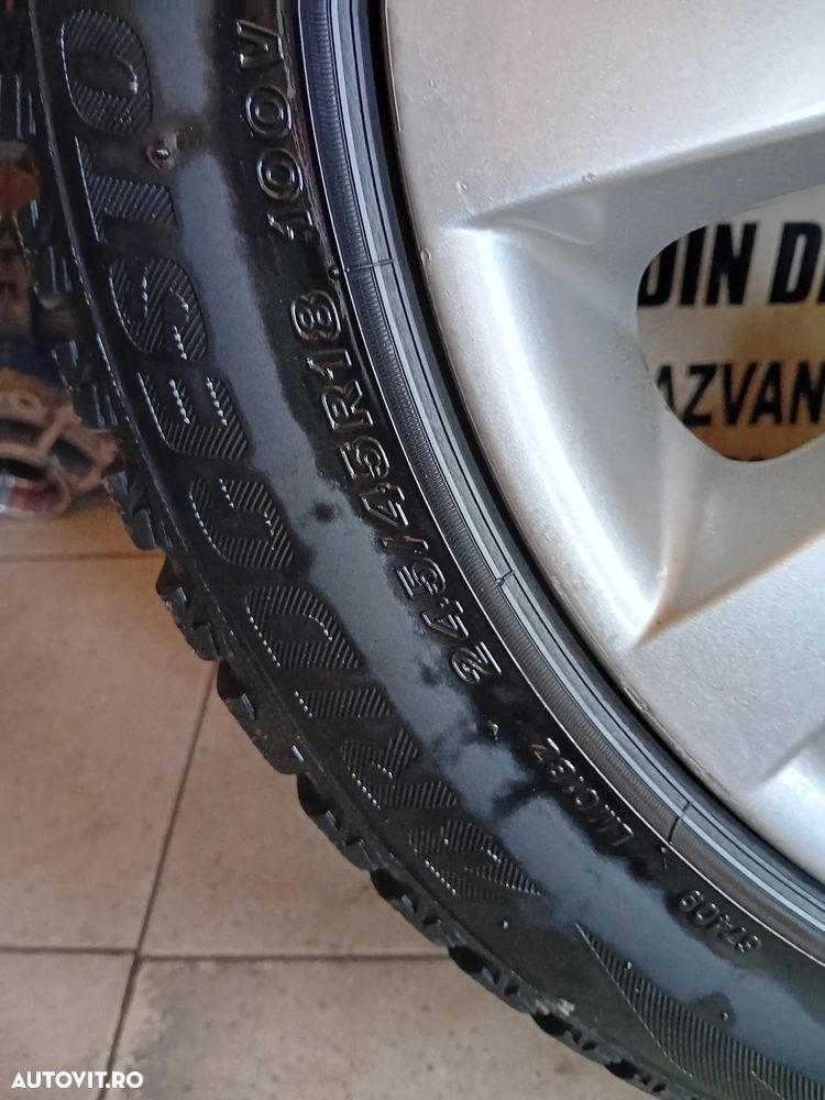 Jante Aliaj Bmw X3 F25 X4 F26 R18 245/45R18 Originale 5x120 Anvelope Bridgestone M+S 8Jx18EH2 - IS30 - 8