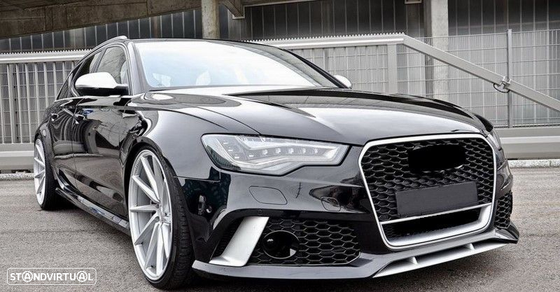 Para-choques Audi A6 4G C7 (2011 a 2015) Look RS6 - 6