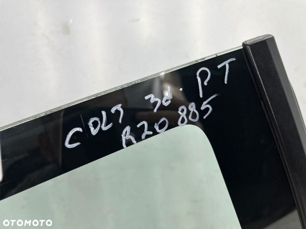 Szyba boczna Mitsubishi Colt VI 6 Z30 3d 3Drzwi 04-12r. karoseryjna prawa tylna prawy tył oryginalna - 5