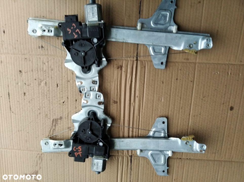 Citroen C5 III X7  mechanizm podnośnik szyby tył tylny prawy lewy - 2