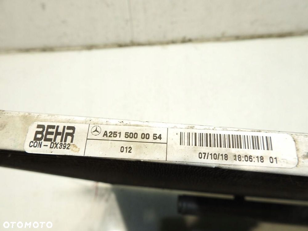 CHŁODNICA KLIMATYZACJI MERCEDES R W251 3.0 CDI A2515000054 - 7