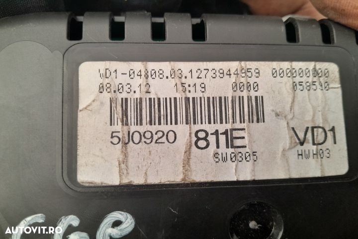 KIT PORNIRE FABIA 2 1.2 CGP 6R0905851D 03E906019AC 5J0920811E MX1253 - 4
