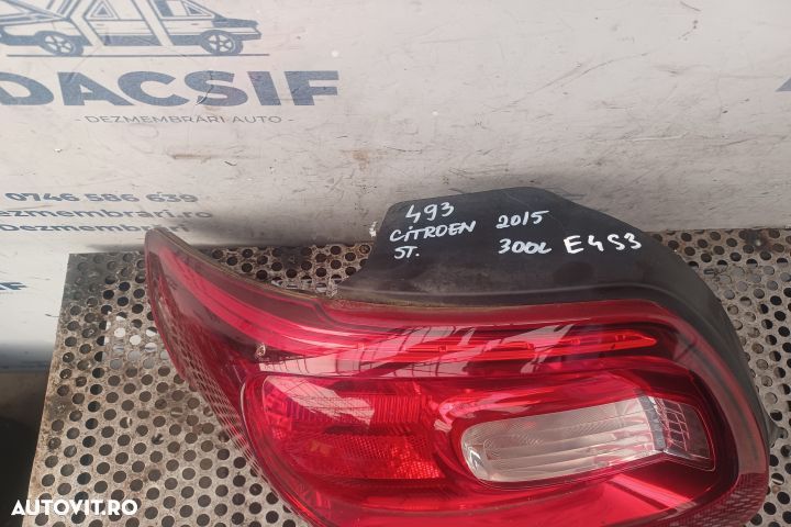 Lampa / Tripla stop stanga pe aripa 9808415880 Citroen DS3 1 [2010 - - 5