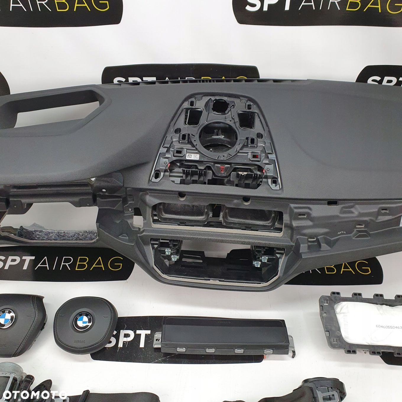 BMW G30 G31 DESKA ROZDZIELCZA KONSOLA KOKPIT PULPIT PODUSZKI AIRBAG AIR BAG PASY KIT SET - 3