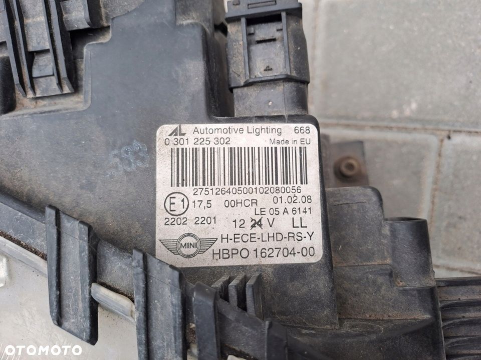 mini cooper r56 06-13r przód maska zderzak pas błotnik lampy 900/7 europa - 11