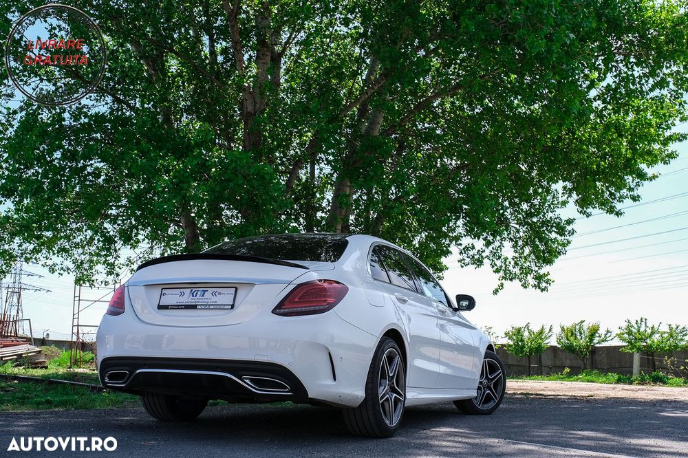 Eleron Portbagaj Mercedes C-Class W205 (2014-2020) Design Negru Lucios- livrare gratuita - 16