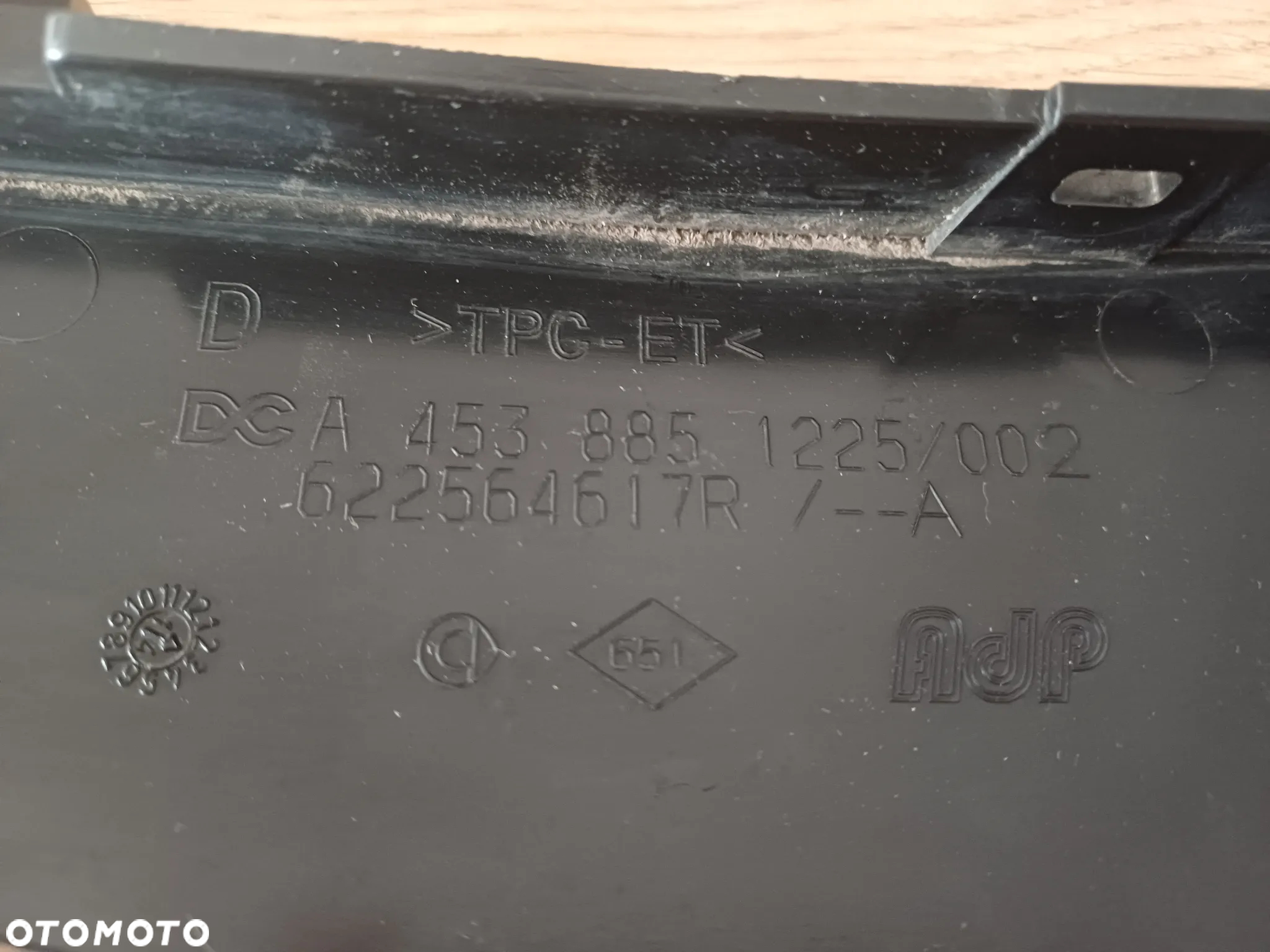SMART 453 FORFOUR 15- SPOILER ZDERZAKA LEWY PRZÓD ORYGINAL A4538851225 WYSYŁKA 24h - 3