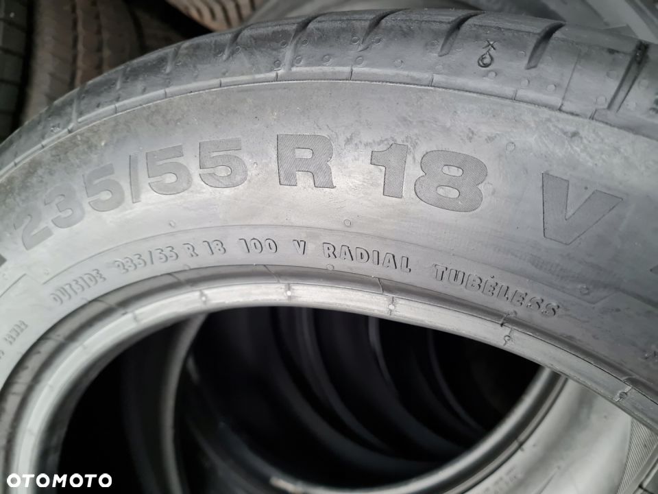 2x CONTINENTAL SportContact 5 235/55R18 5mm 2021 - 2