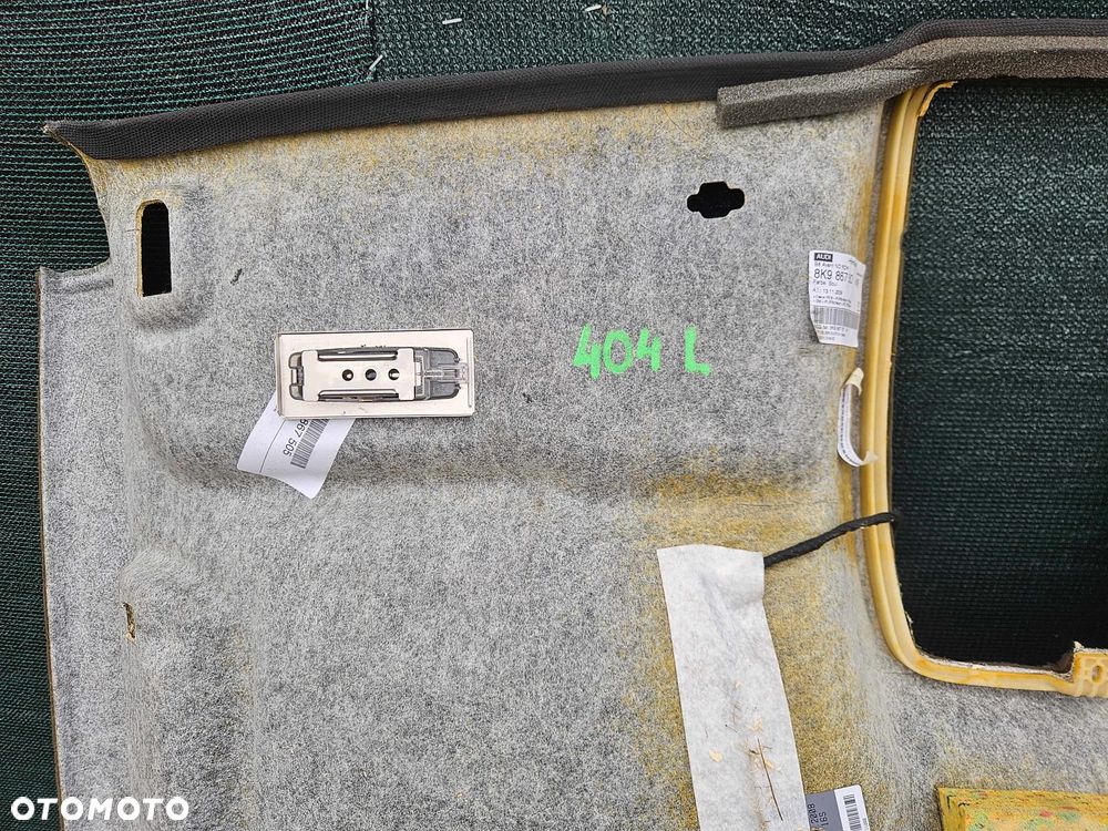 Podsufitka S-line Sufit Tapicerka Ciemna Soul Audi A4 B8 Kombi Avant 8K9867501 - 30