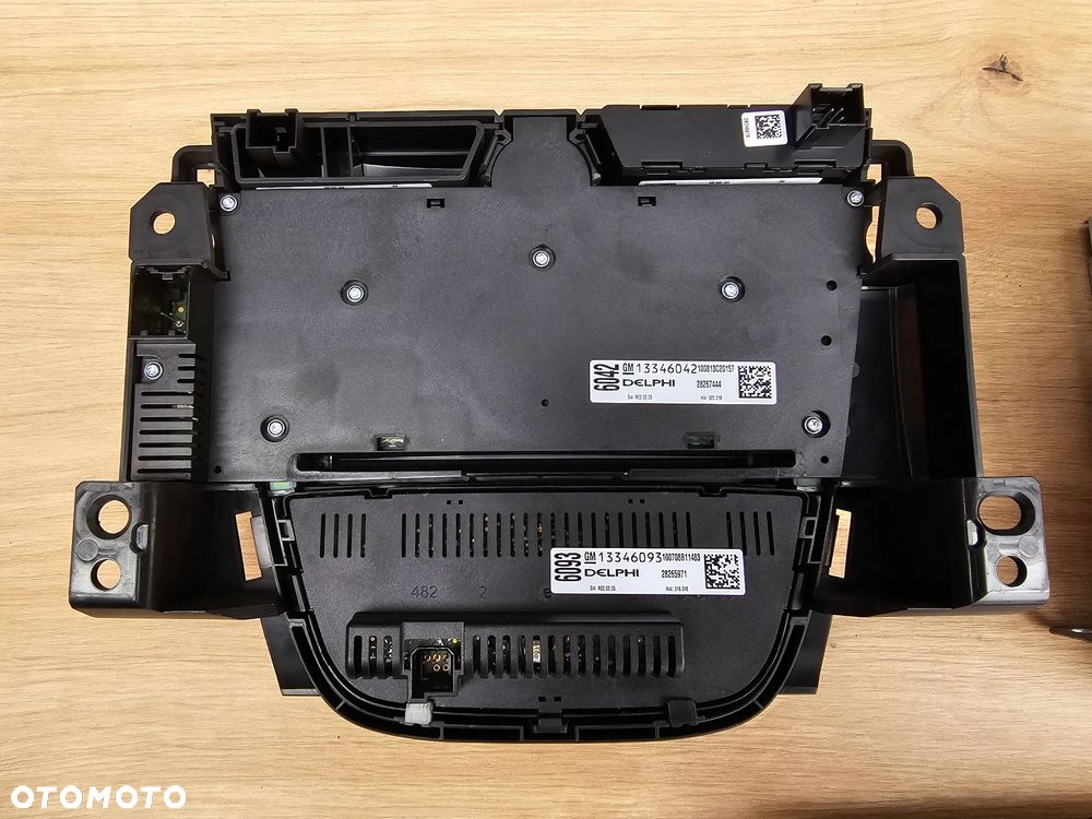 RADIO PANEL WYŚWIETLACZ CD 300 OPEL MERIVA B BRĄZOWE - 5