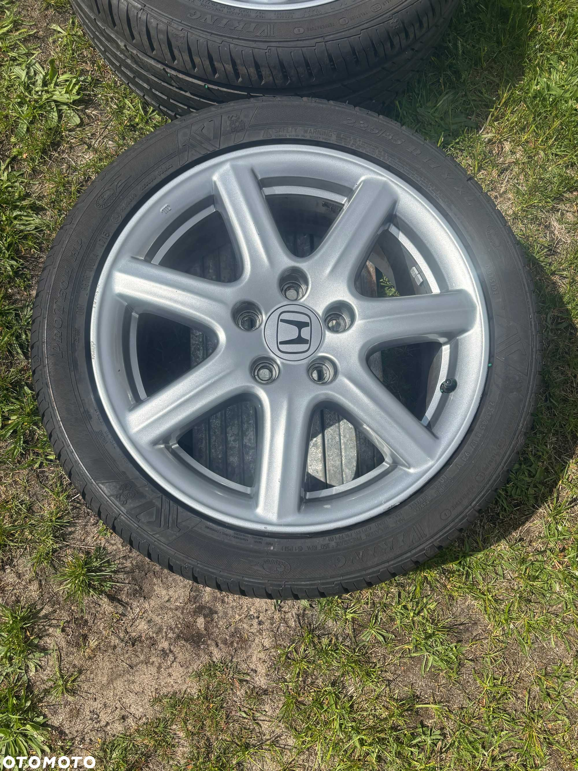 Okazja koła letnie HONDA CIVIC 7Jx17 5x114.3 ET55 225/45R17 JAK NOWE - 2