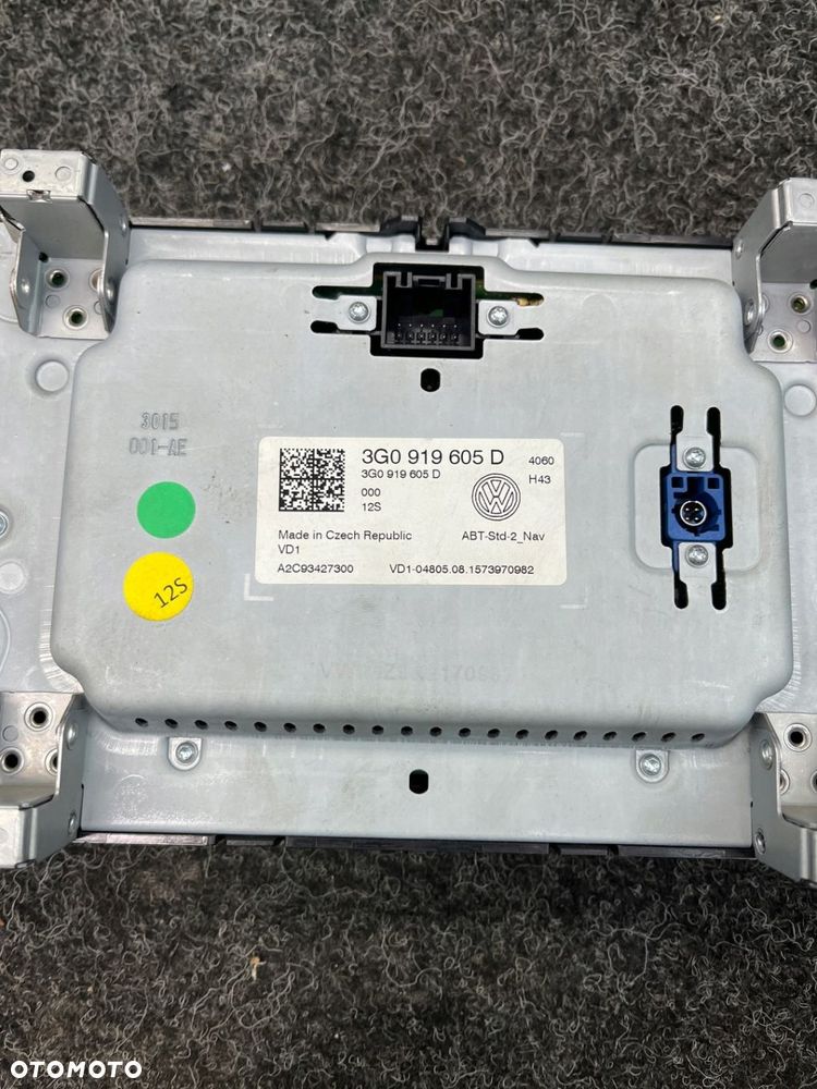 vw golf VII radio nawigacja tuner GPS 3G0919605D - 6