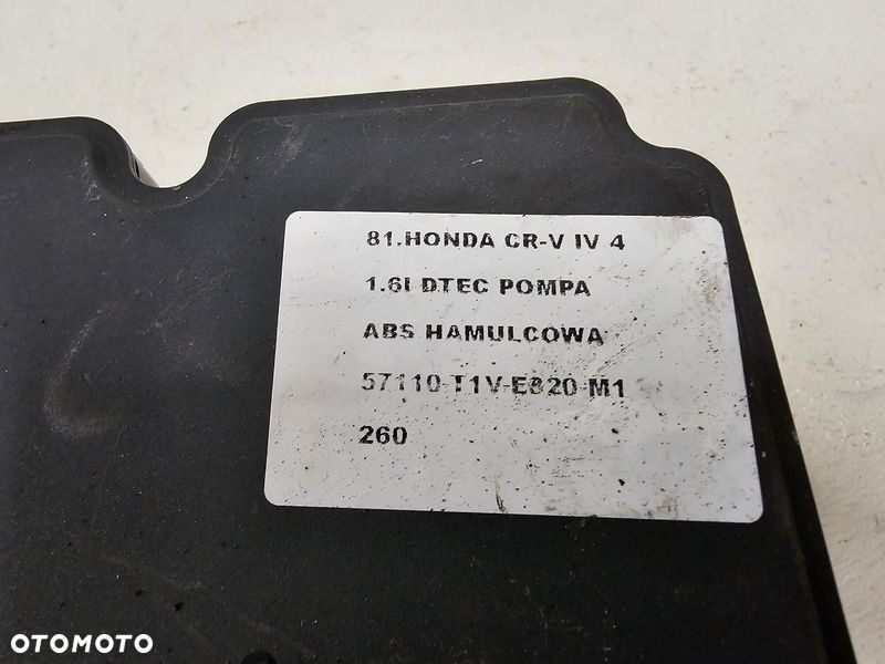 HONDA CR-V CRV 4 IV 1.6 I-DTEC POMPA ABS HAMULCOWA STEROWNIK 57110-T1V-E320-M1 - 7