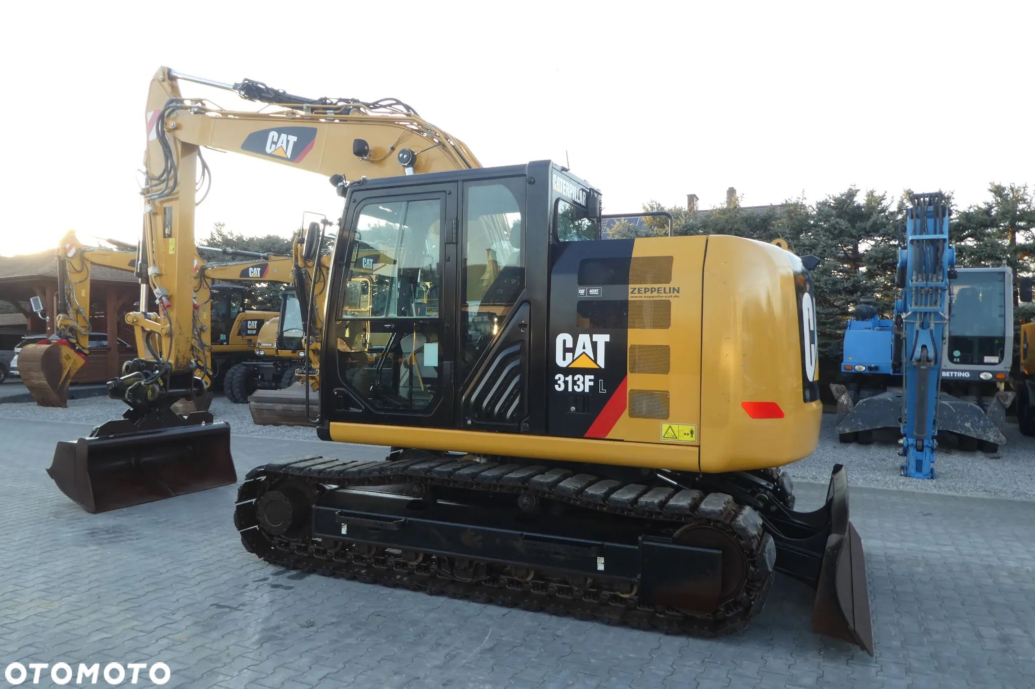 Caterpillar 313FL Z NIEMIEC Z PŁUGIEM - 1