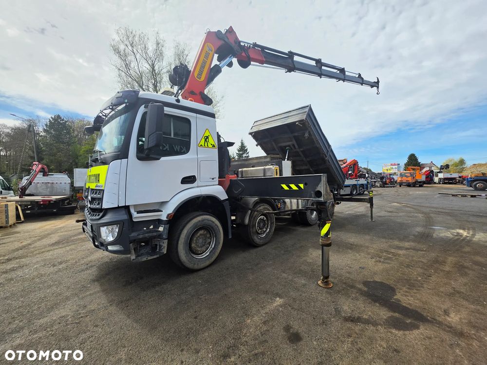 Mercedes-Benz Arocs 3246 8x4 wywrotka hds PALFINGER 45000 - 13