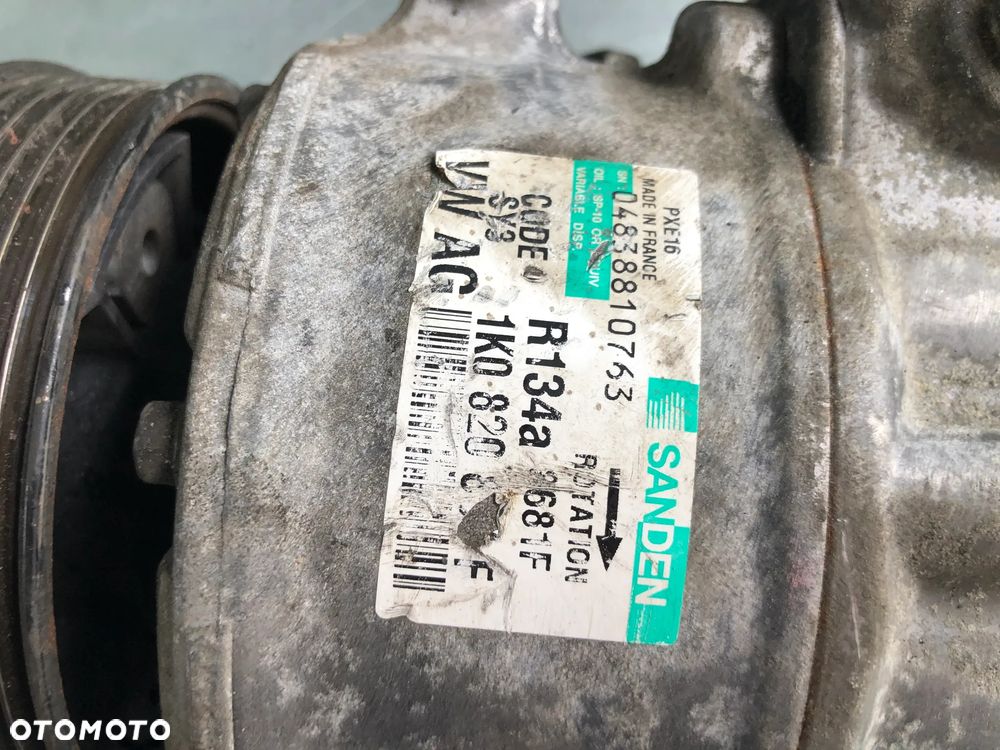 SP-53. Kompresor Sprężarka Klimatyzacji 6PK 1k0820803f Volkswagen Golf V Audi A3 8P - Wysyłka - 4