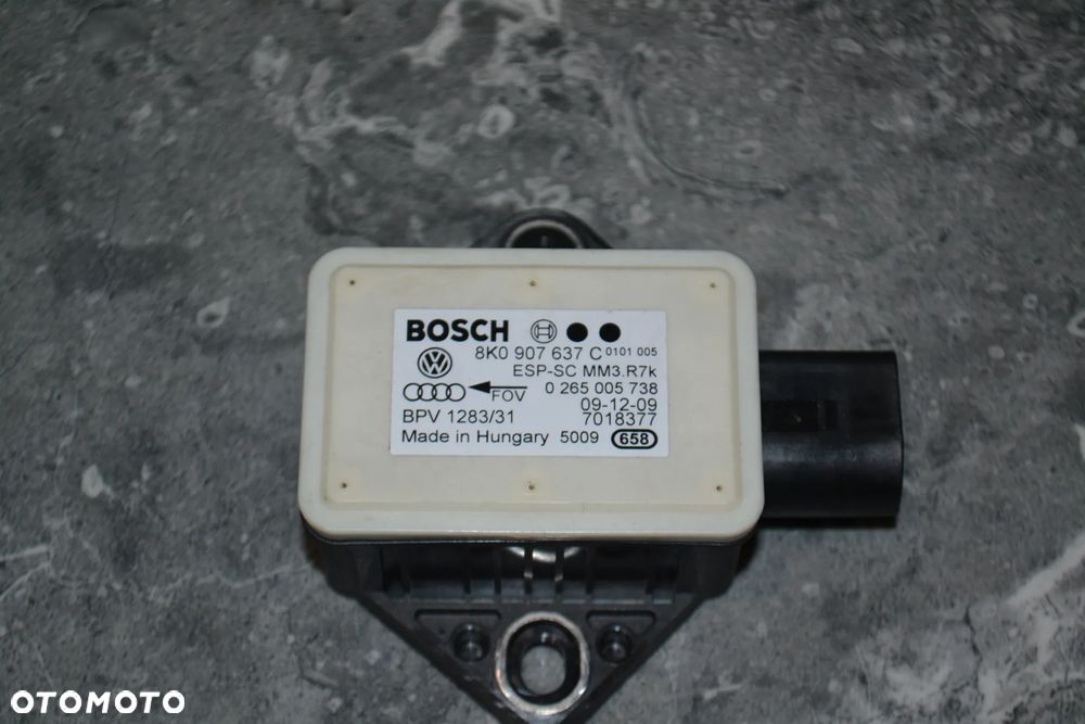 AUDI A4 B8 A5 Q5 CZUJNIK PRĘDKOŚCI ESP 8K0907637C 0265005738 - 2