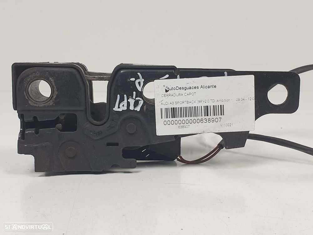 FECHADURA CAPÔ AUDI A3 2005 -8P0823509D - 4