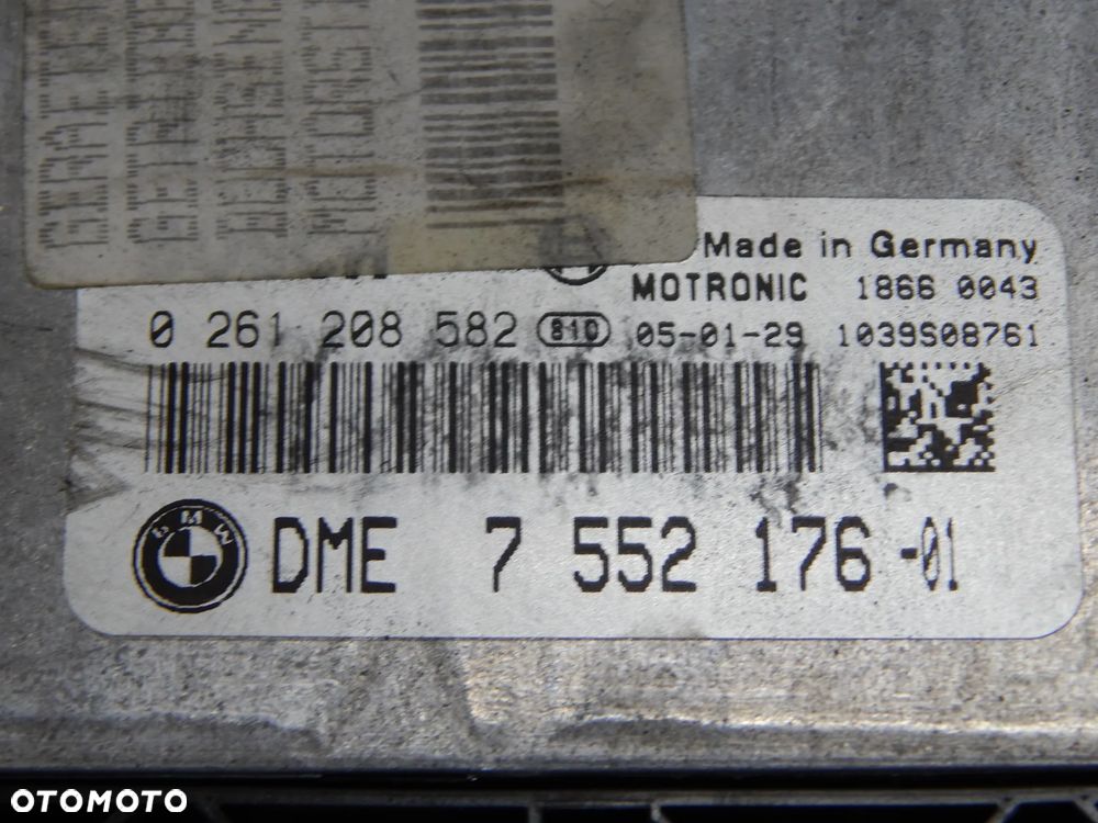 Komputer sterownik 2.0 16V N46B20 BMW E90 e91 e83 e87 e81 e46 05-13 Łuków części - 4