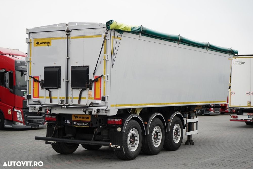 Wielton BASCULATOR / 41 M3 / ALUMINIU / 2x AXE RIDICATIVE / AXE SAF / JANTE DIN ALIAJ - 6