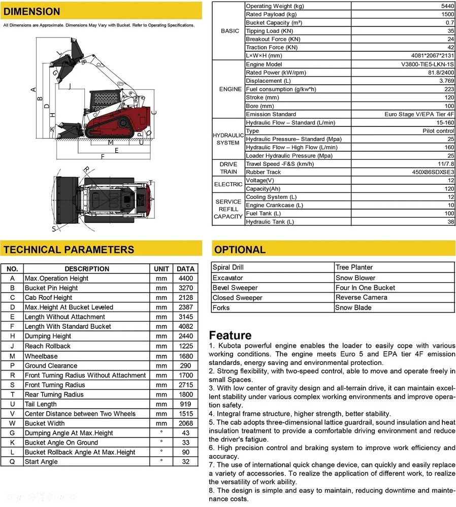 Lonking CDM315T CDM 315T skid steer - 14