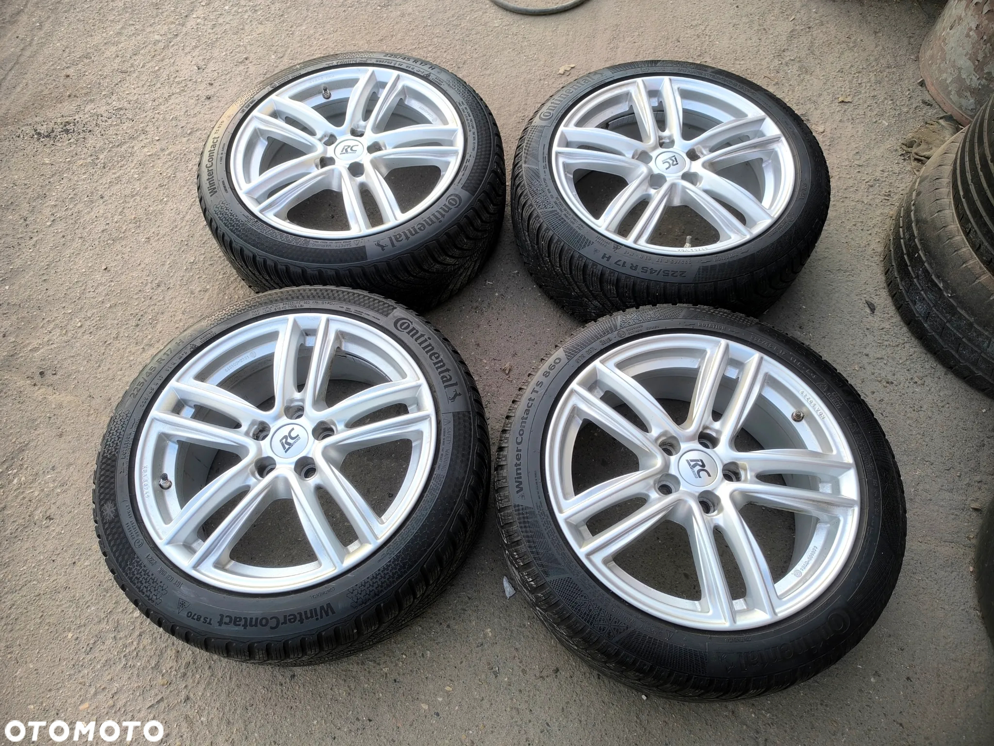 5x105 Felgi Aluminiowe Alufelgi 17 Koła Zimowe Zima OPEL MOKKA X Astra J K CHEVROLET TRAX Cruze Volt Legnica ALU-RAD 6,5mm 225/45 - 2