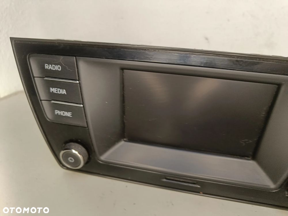 Radio Skoda Fabia 3 III Wyświetlacz Jednostka Czytnik 6V0035869D - 4