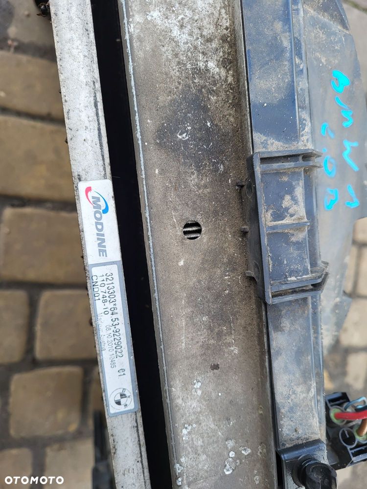 Chłodnica klimatyzacji I wody wentylatory bmw 1 e87 2.0 benzyna - 3