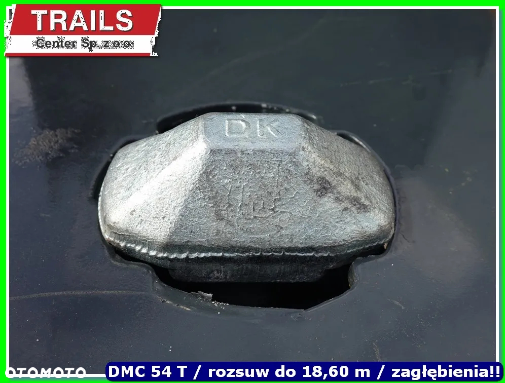 Mega Niskopodłoga dł. 9.50 m, 4 x załębienia na koła, ład. 43 T !!! - 22