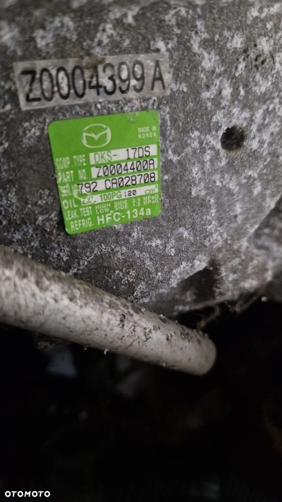 MAZDA 6 GH 2.0 16V SPRĘZARKA KLIMATYZACJI DKS-17DS - 2