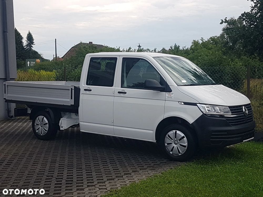 Volkswagen T6 TRANSPORTER DOKA 6-OSÓB PAKA SKRZYNIA ŁADUNKOWA KLIMA DOUBLE KABINA KRAJOWY - 1
