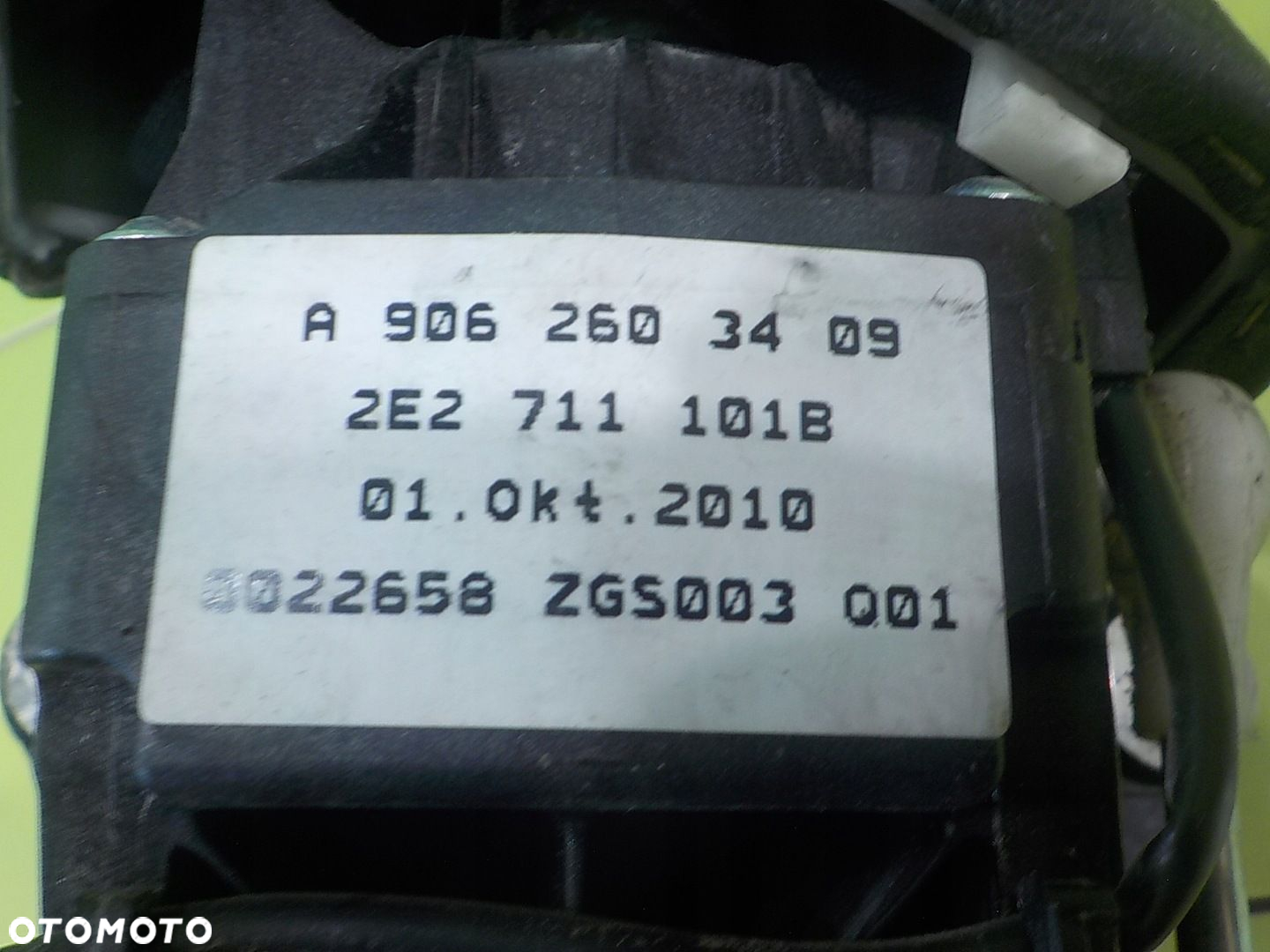 SPRINTER II W906 2.1 CDI 10r VAN lewarek zmiany biegow MANUAL A9062603409 - 5