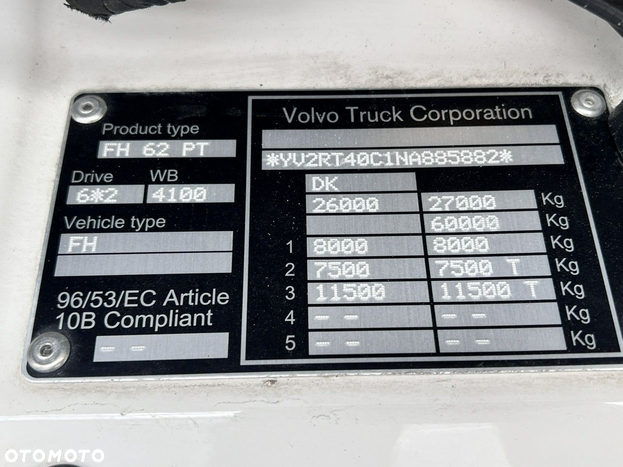 Volvo FH 500 pusher 6x2 I save nowy model Cały no poduszce 2022/23 - 24