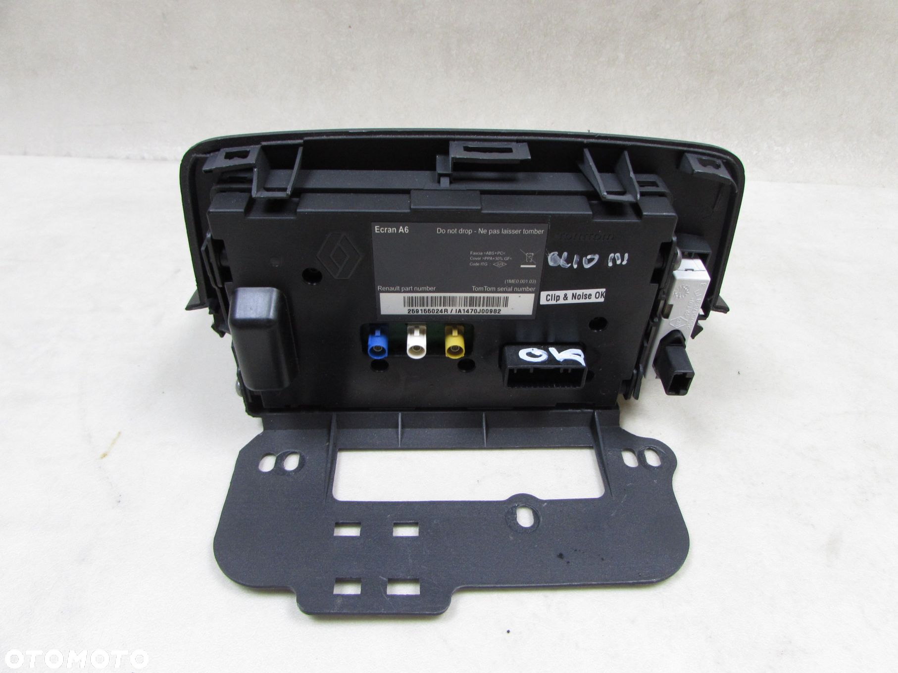 RENAULT CLIO III MODUS 05-14 WYSWIETLACZ EKRAN MONITOR NAWIGACJI 259155024R - 6