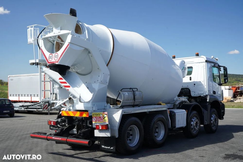 Mercedes-Benz AROCS 3240 / 9M3 BETONIERĂ / 8x4 / SCHWING STETTER / HARDOX / JANTE DIN ALIAJ / 12.2021 - 6