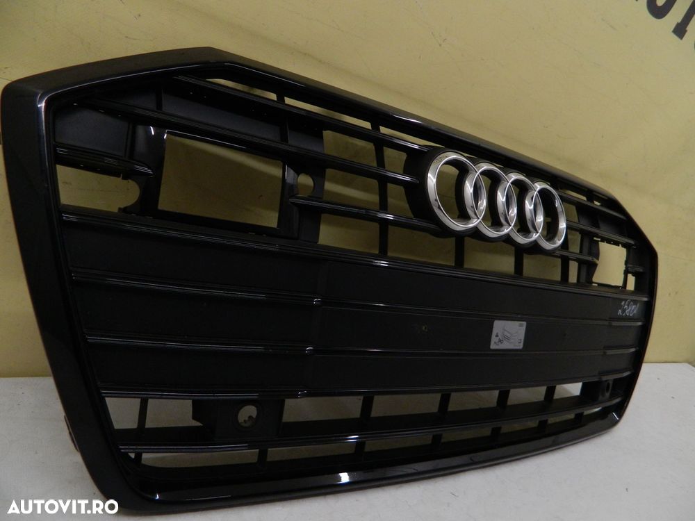 Grila radiator Audi A6 4K C8 NIGHT PACKET, 2018 2019, 2020, 2021, 2022, 2023, cod origine 3K0853651. - 3