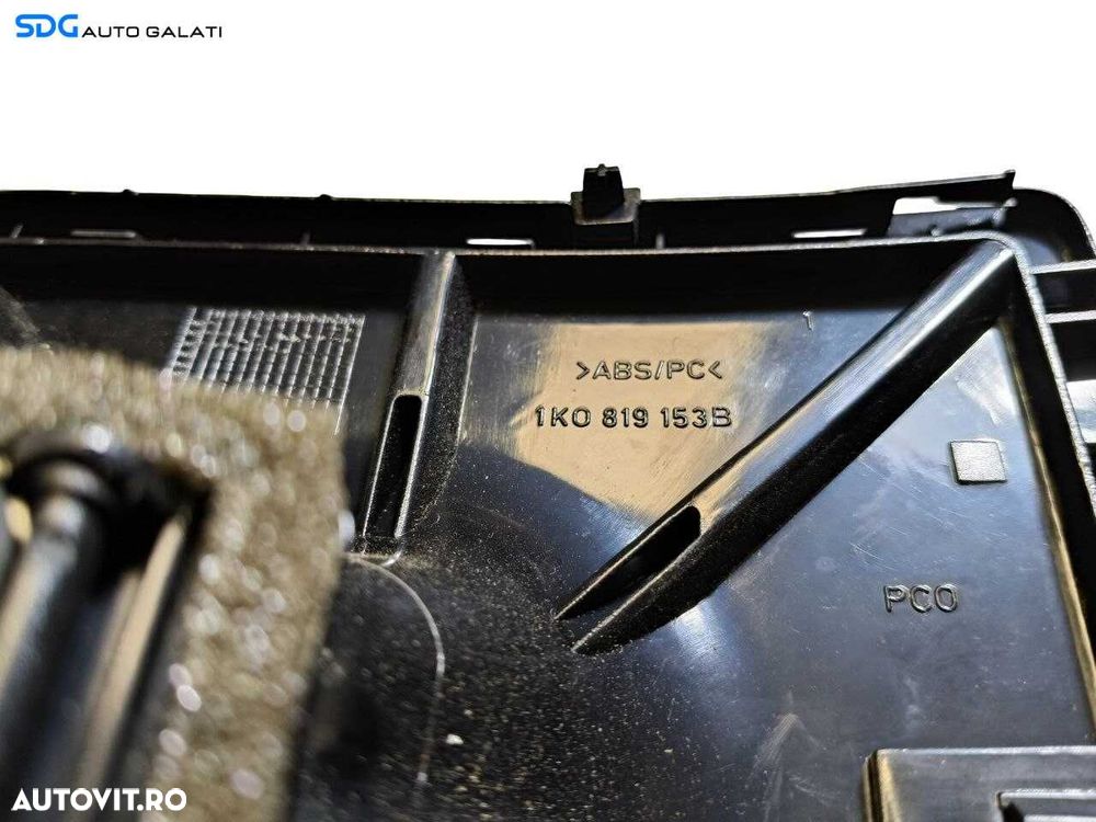 Capac Difuzor Captare Grila Ventilatie Aer Centrala de pe Plansa Bord Volkswagen Golf 5 2004 - 2008 Cod 1K0819153B [LS0694] - 5