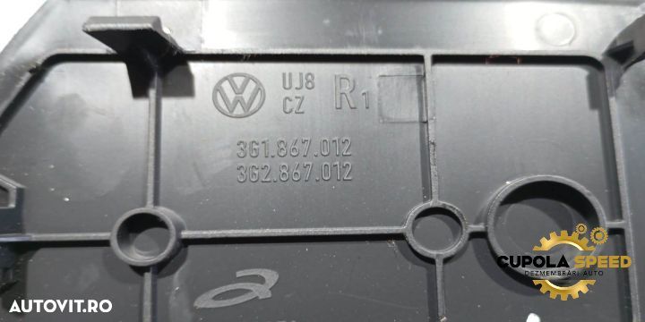 Capac plansa bord dreapta 3G2867012 Volkswagen VW Passat B8 [2014 - 2 - 2